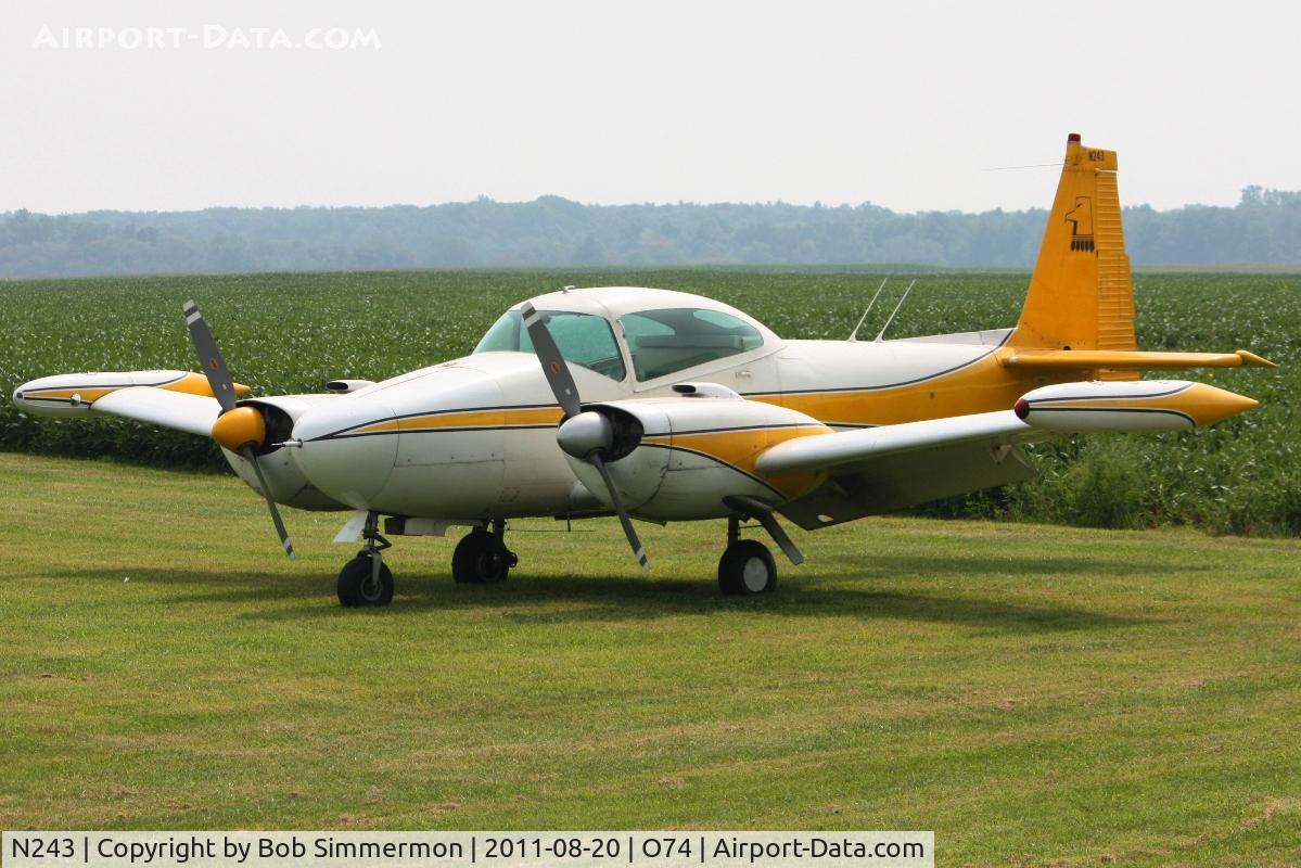 N243, 1946 Camair 480 C/N 1-077, Parked at the restaurant in Mount Victory, Ohio