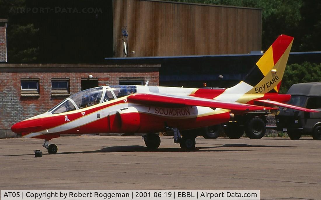 AT05, Dassault-Dornier Alpha Jet 1B C/N B05/1018, 50 YEARS 7 SQUADRON.RED COCOTE.