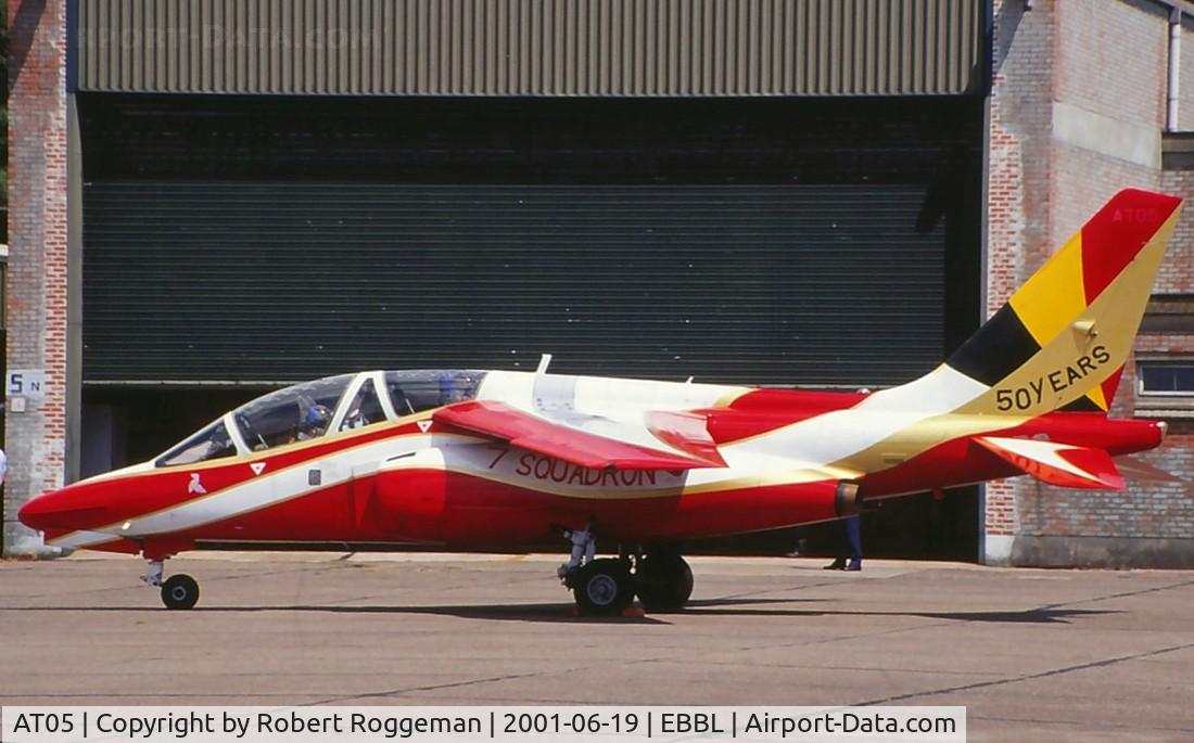 AT05, Dassault-Dornier Alpha Jet 1B C/N B05/1018, 50 YEARS 7 SQUADRON.RED COCOTE.