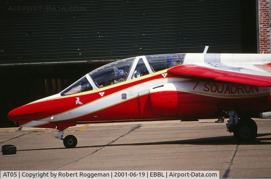 AT05, Dassault-Dornier Alpha Jet 1B C/N B05/1018, 50 YEARS 7 SQUADRON.RED COCOTE.