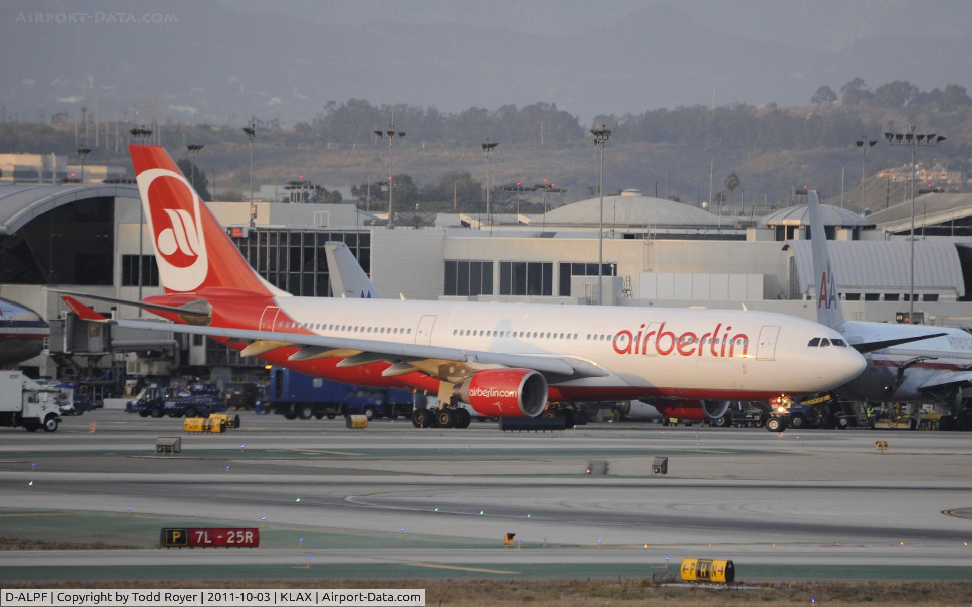 D-ALPF, 2002 Airbus A330-223 C/N 476, Taxiing for departure at LAX