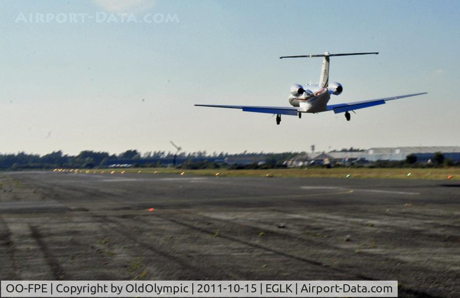 OO-FPE, 2007 Cessna 525B CitationJet CJ3 C/N 525B-0158, Almost down!
