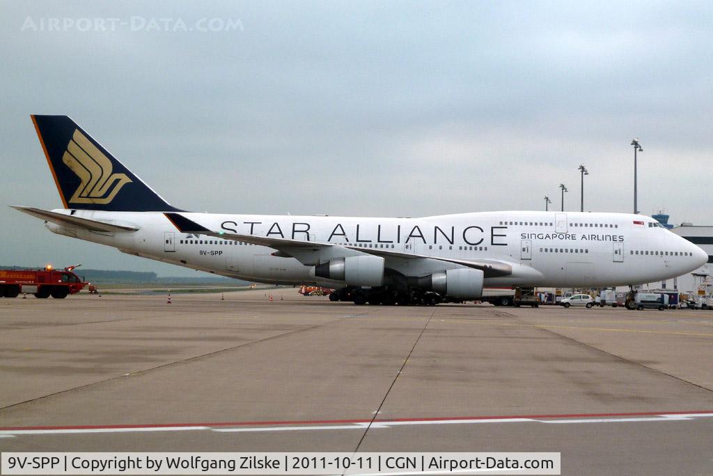 9V-SPP, 2001 Boeing 747-412 C/N 28029, Diversion FRA