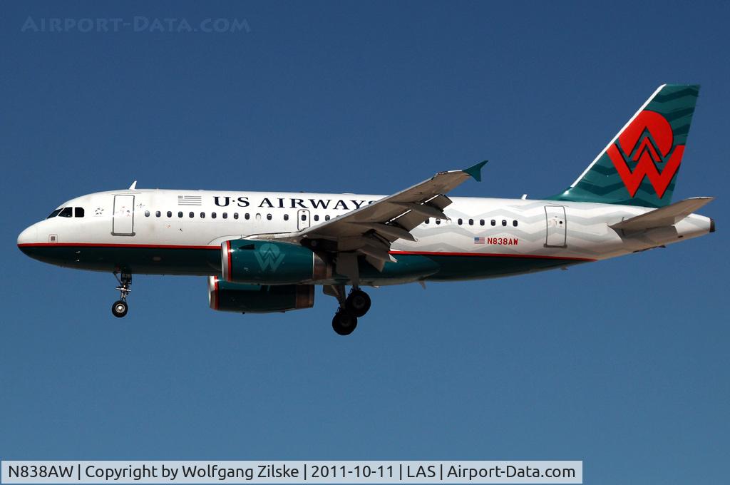 N838AW, 2005 Airbus A319-132 C/N 2615, visitor