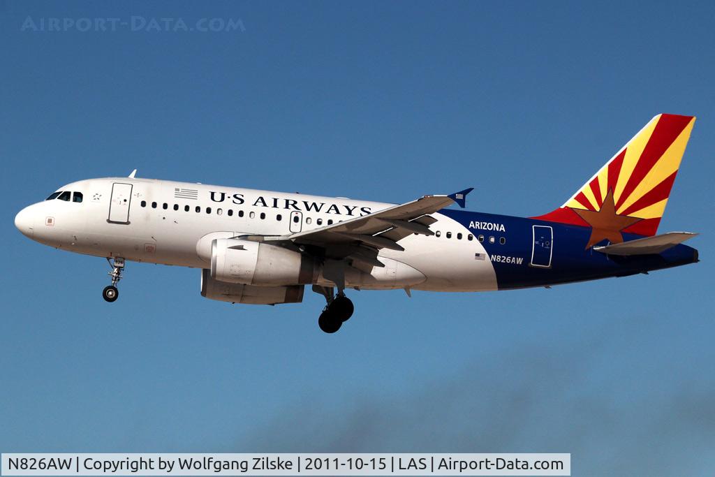 N826AW, 2001 Airbus A319-132 C/N 1534, visitor