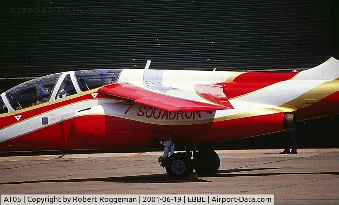 AT05, Dassault-Dornier Alpha Jet 1B C/N B05/1018, 50 YEARS 7 SQUADRON.RED COCOTE.