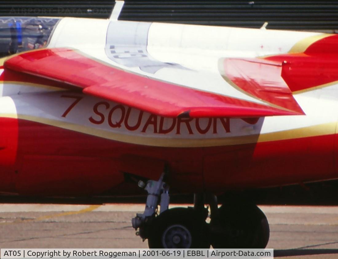 AT05, Dassault-Dornier Alpha Jet 1B C/N B05/1018, 50 YEARS 7 SQUADRON.RED COCOTE.