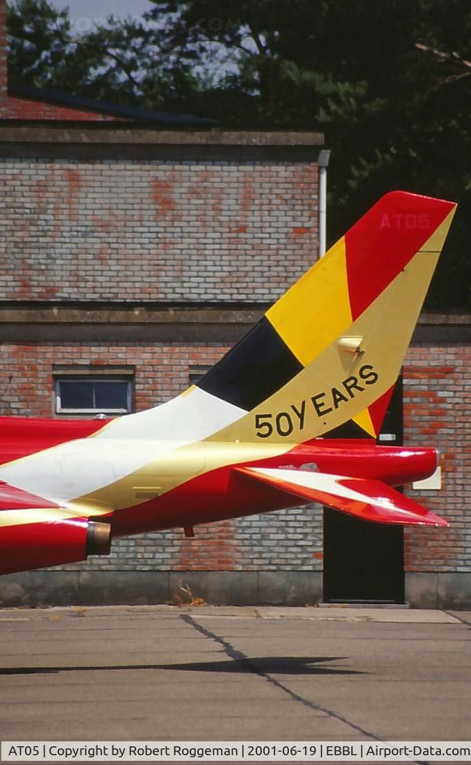 AT05, Dassault-Dornier Alpha Jet 1B C/N B05/1018, 50 YEARS 7 SQUADRON.RED COCOTE.