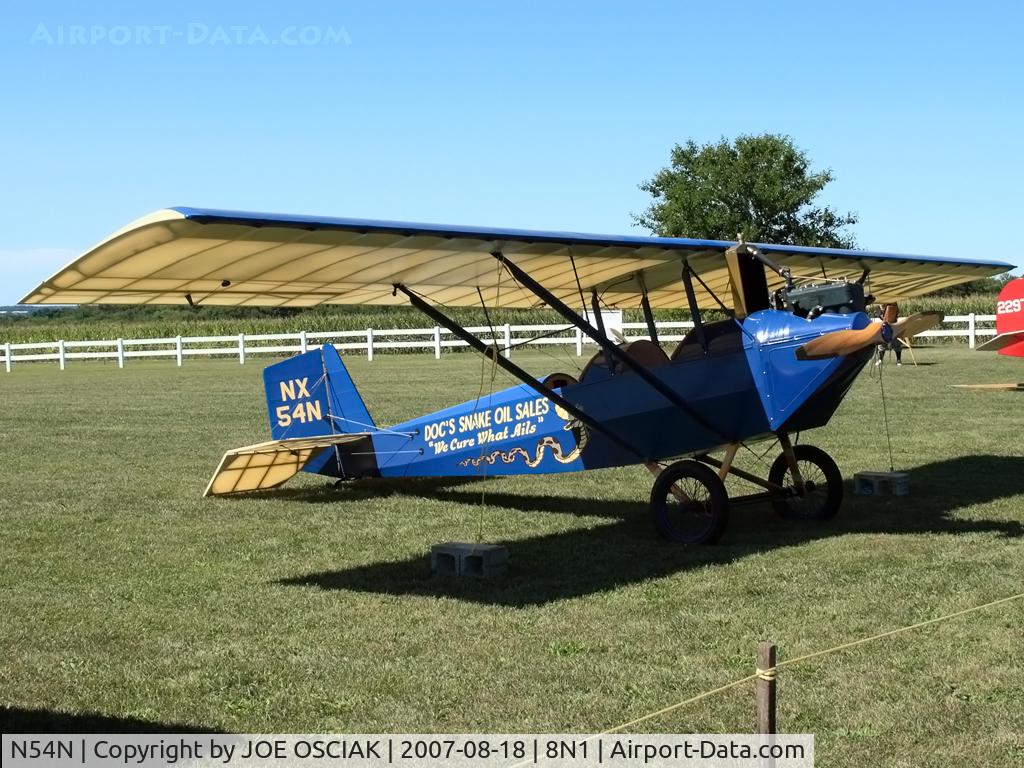 N54N, 1932 Pietenpol Air Camper C/N 1 (N54N), at Grimes Field