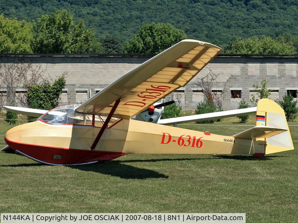 N144KA, 1961 Schleicher Ka-4 Rhonlerche II C/N 1046, at Grimes Field
