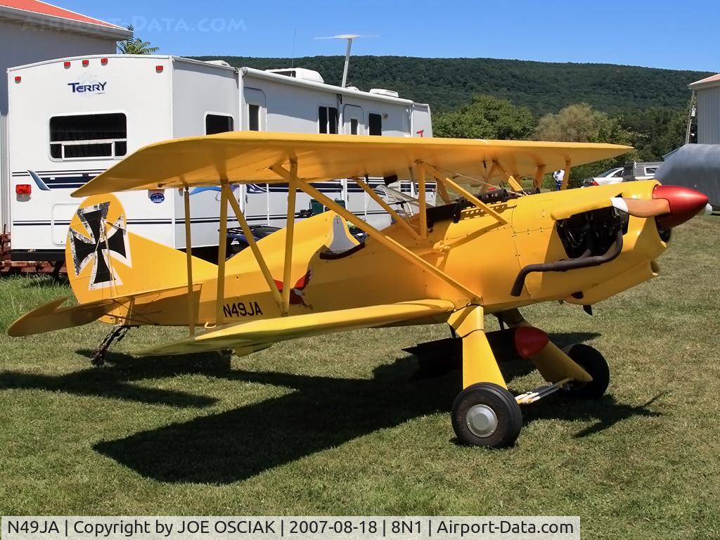 N49JA, 1999 Alago James L DER JAEGER D XII C/N 174, at Grimes Field