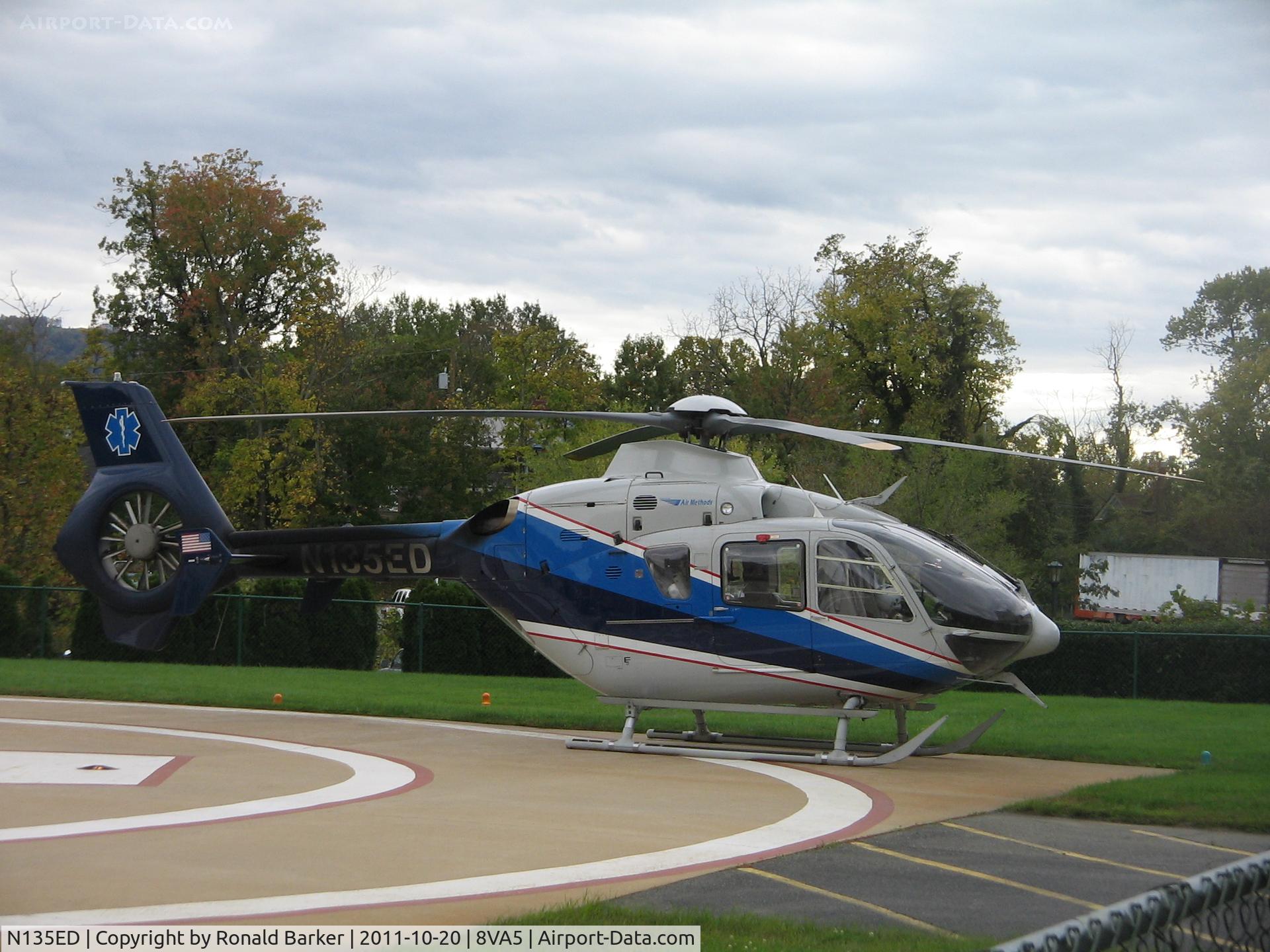 N135ED, 2004 Eurocopter EC-135P-2 C/N 0335, UVA Hospital