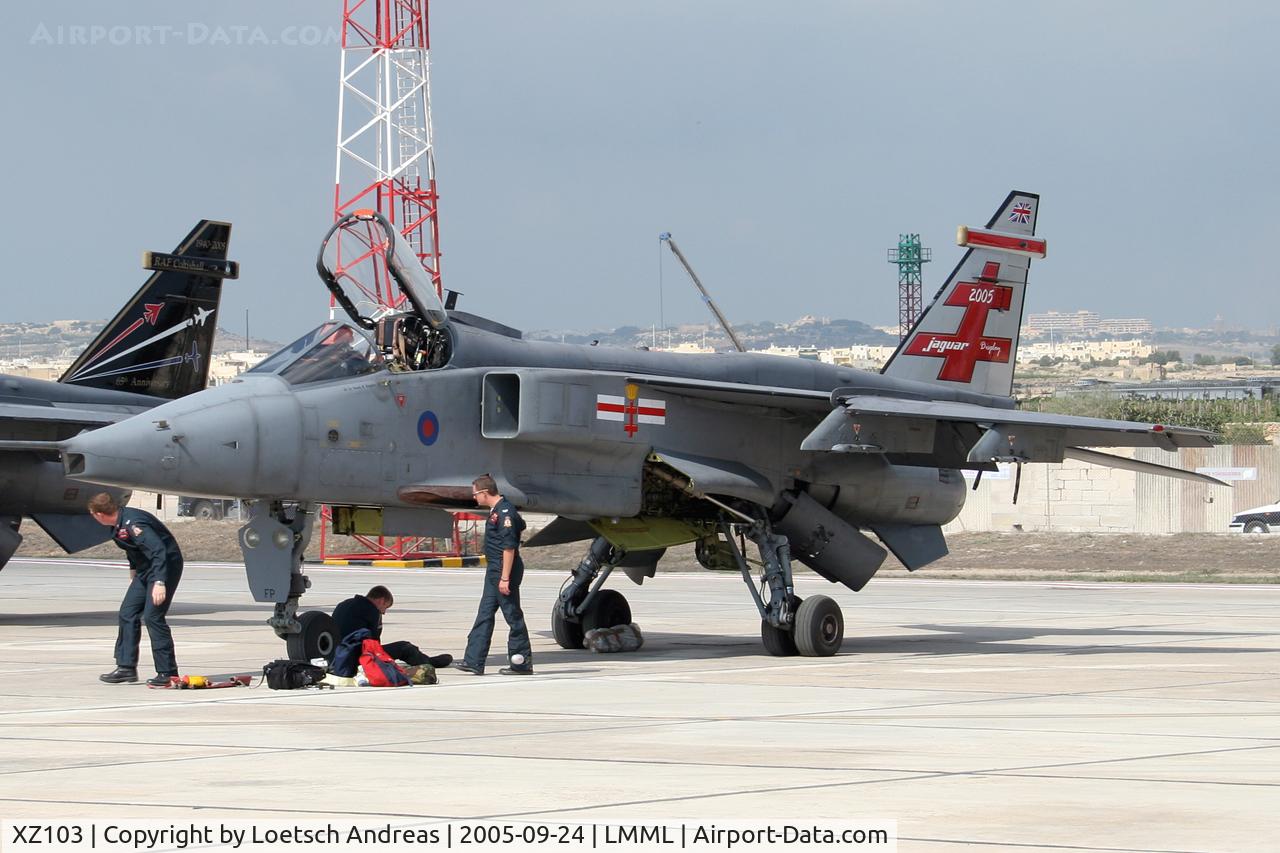 XZ103, 1976 Sepecat Jaguar GR.3A C/N S.104, Static display