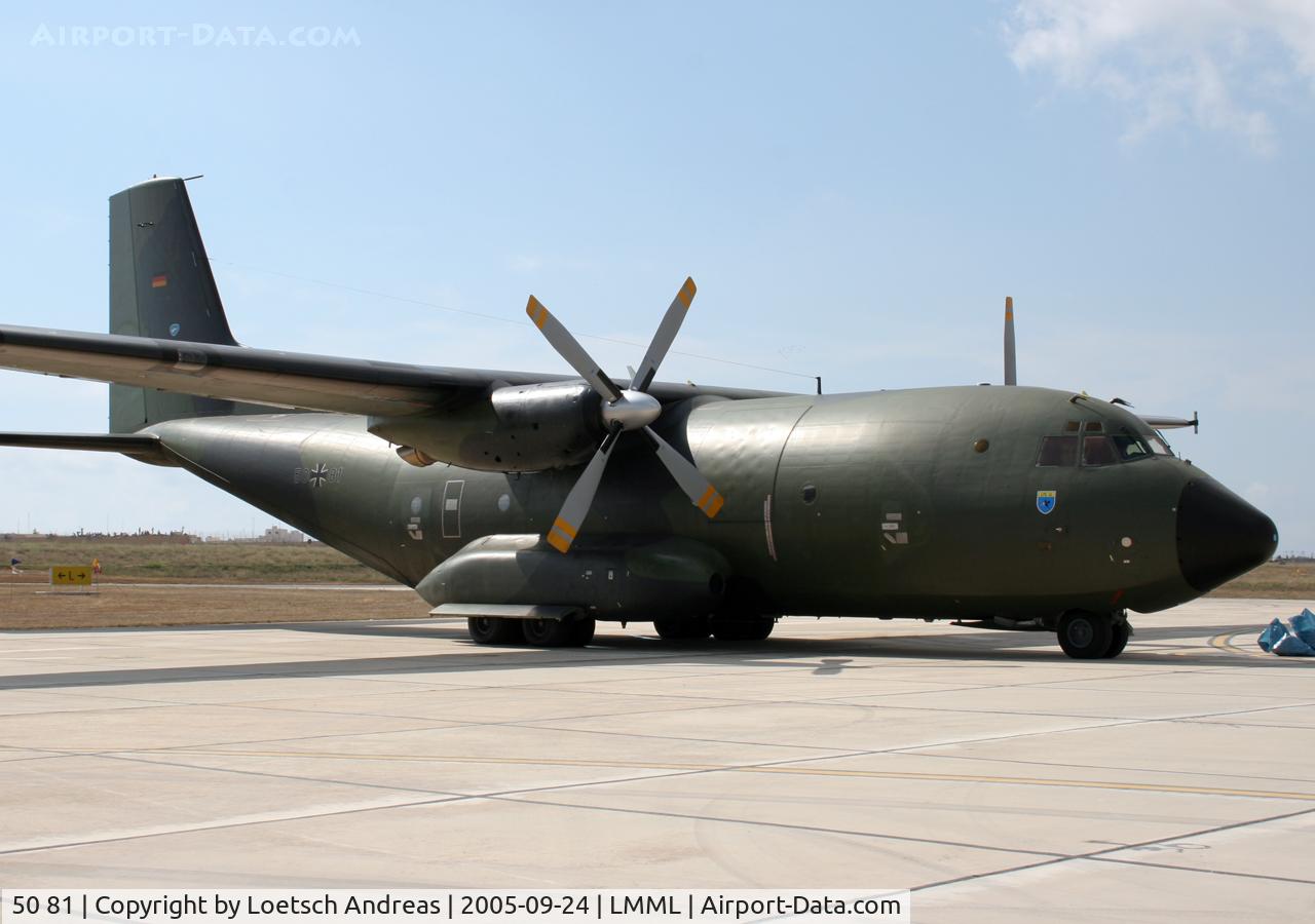 50 81, Transall C-160D C/N D118, Static display