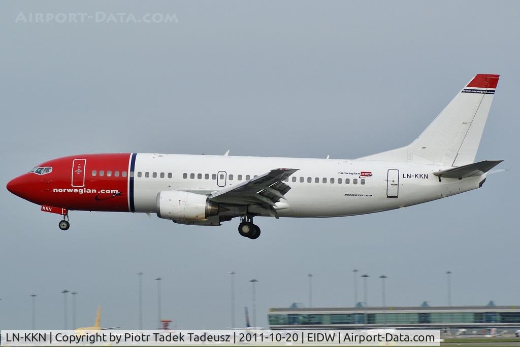 LN-KKN, 1991 Boeing 737-3Y0 C/N 24910, Dublin