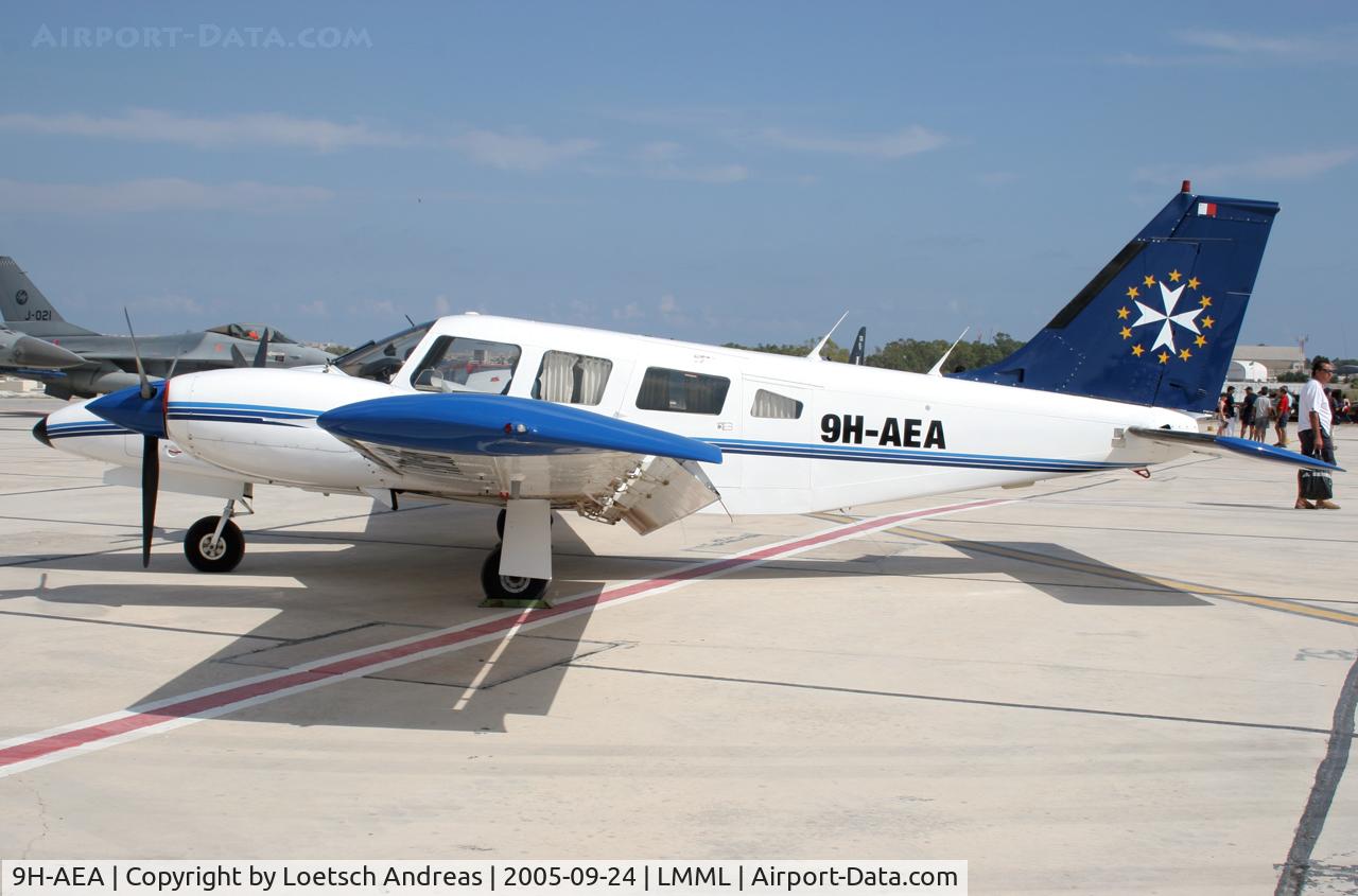 9H-AEA, 1979 Piper PA-34-200T Seneca II C/N 34-7970193, Static display