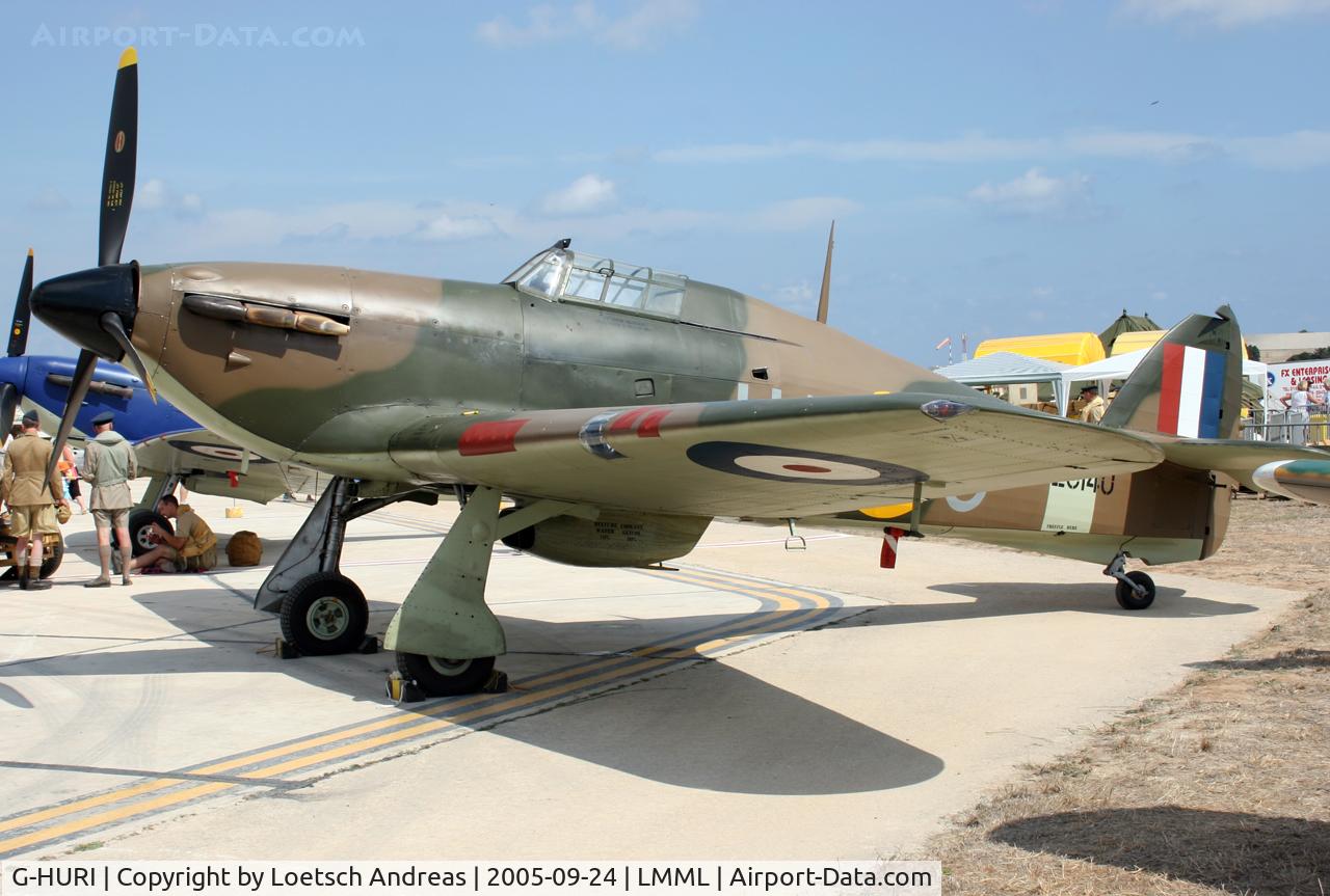 G-HURI, 1942 Hawker (CCF) Hurricane Mk12A C/N 72036, Static Display / Warbird
