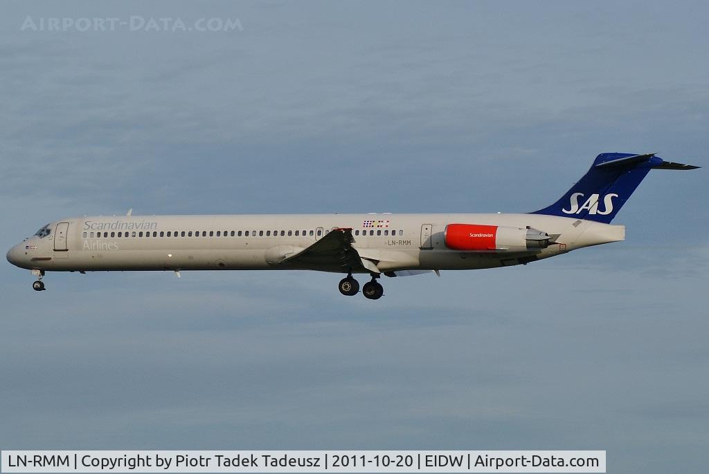LN-RMM, 1991 McDonnell Douglas MD-81 (DC-9-81) C/N 53005, Dublin