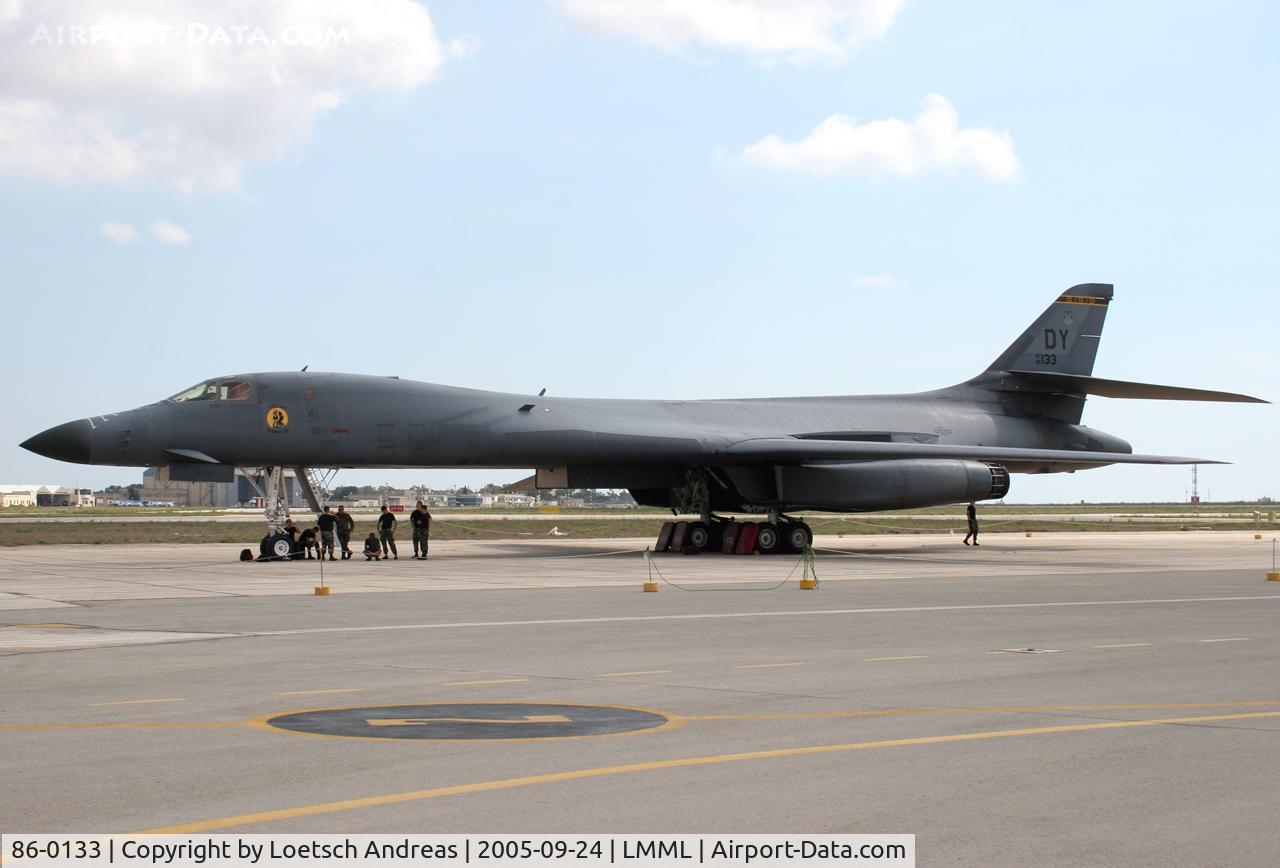 86-0133, 1986 Rockwell B-1B Lancer C/N 93, Static display