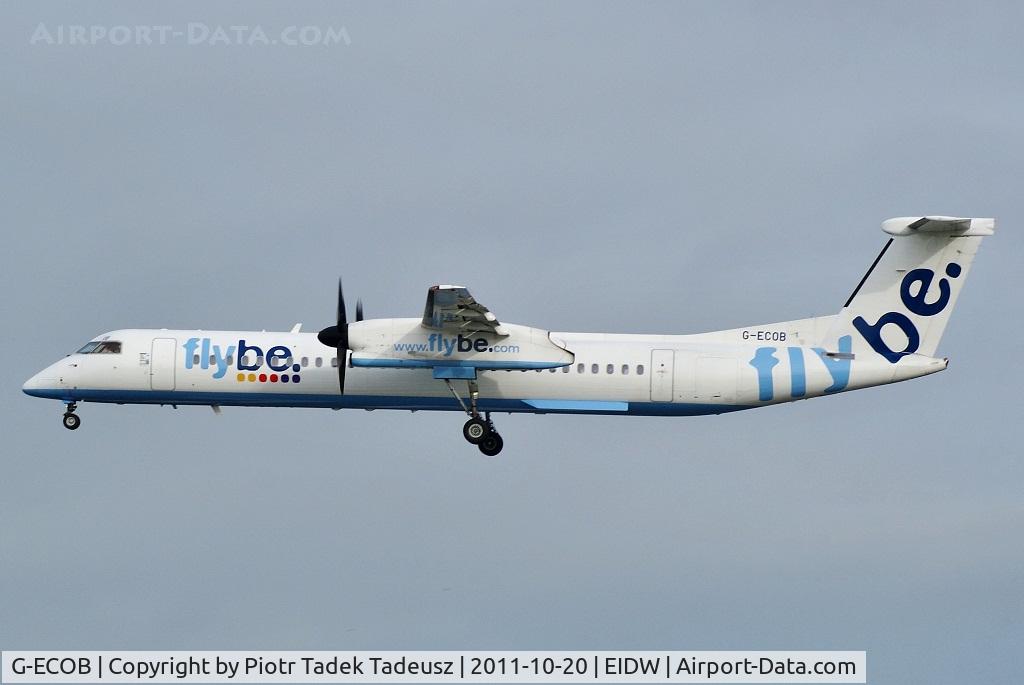 G-ECOB, 2007 De Havilland Canada DHC-8-402Q Dash 8 C/N 4185, Dublin