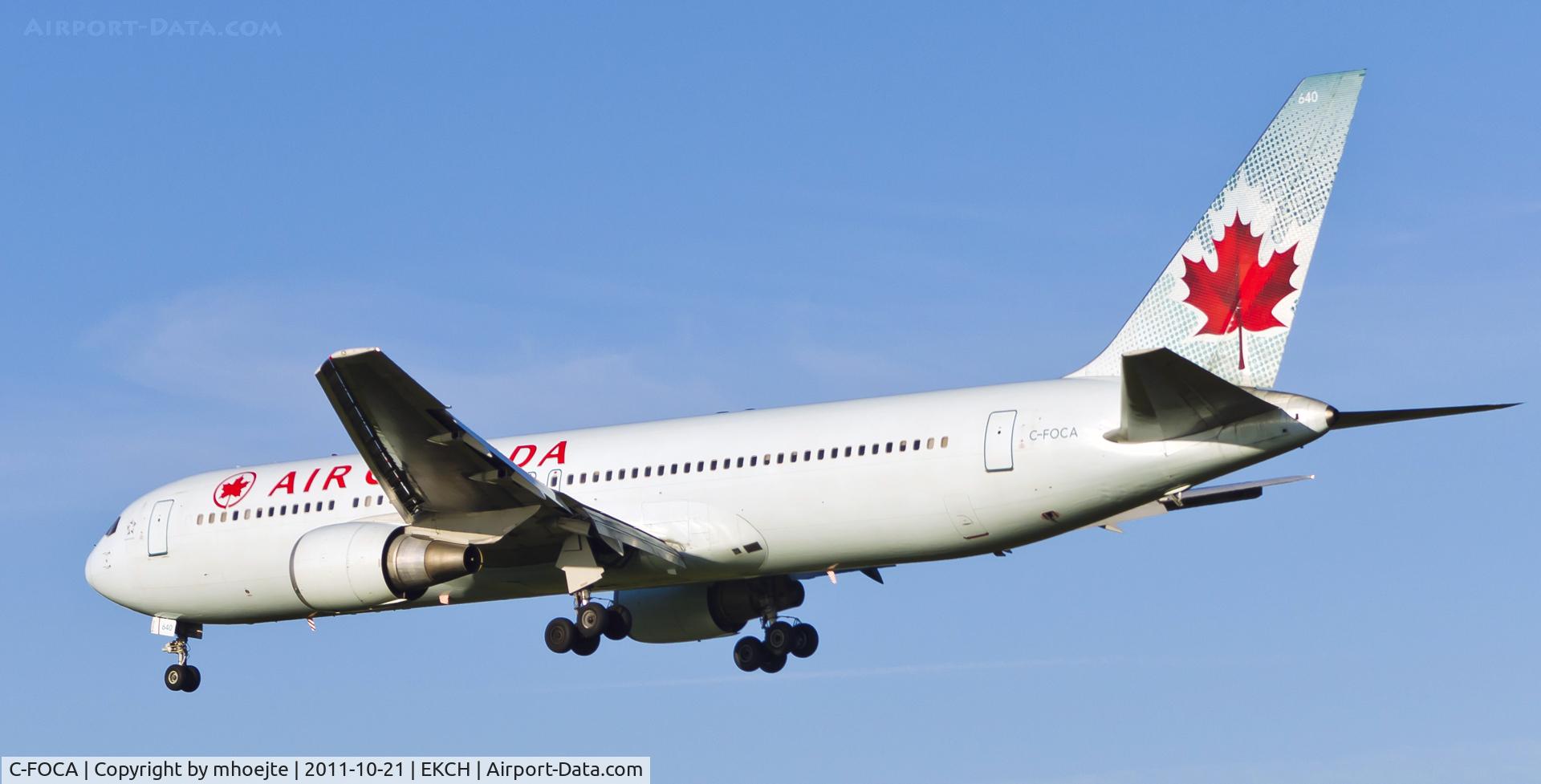 C-FOCA, 1990 Boeing 767-375/ER C/N 24575, Departure Copenhagen Airport