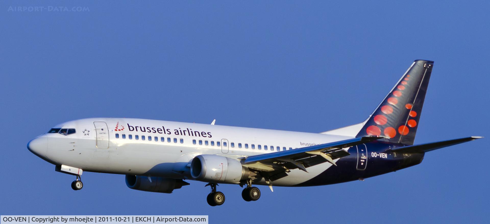 OO-VEN, 1998 Boeing 737-36N C/N 28586, Departure Copenhagen Airport