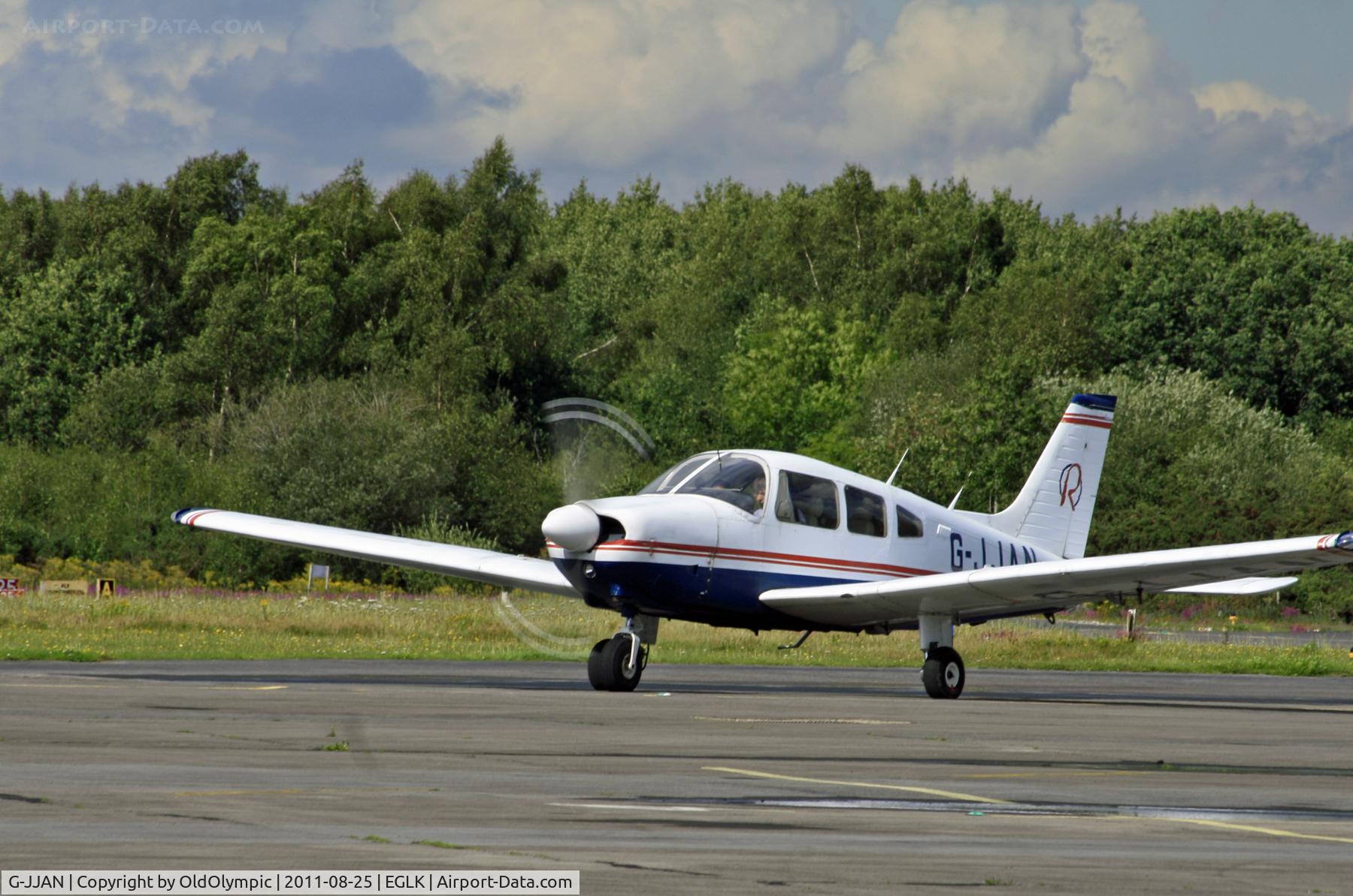 G-JJAN, 1986 Piper PA-28-181 Cherokee Archer II C/N 28-90007, Holding