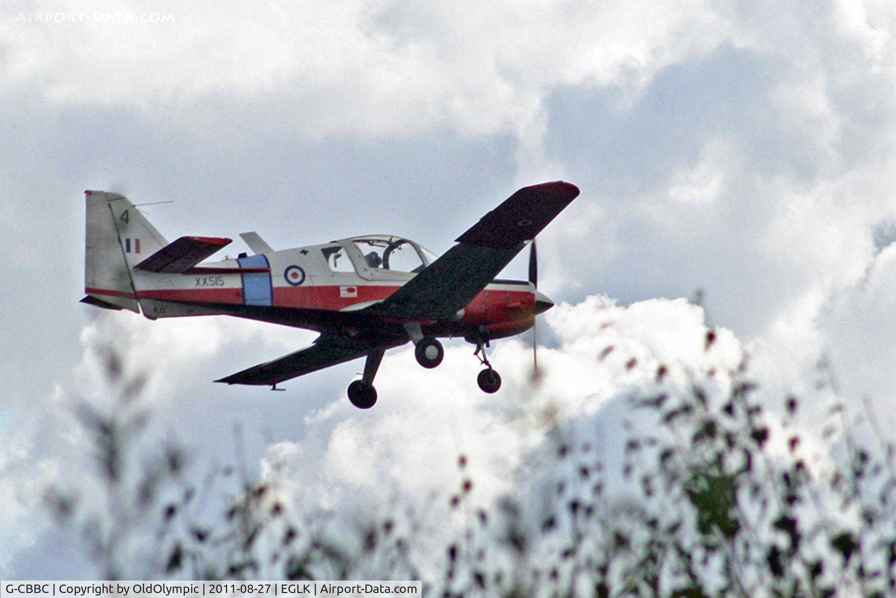 G-CBBC, 1973 Scottish Aviation Bulldog T.1 C/N BH120/201, Finals