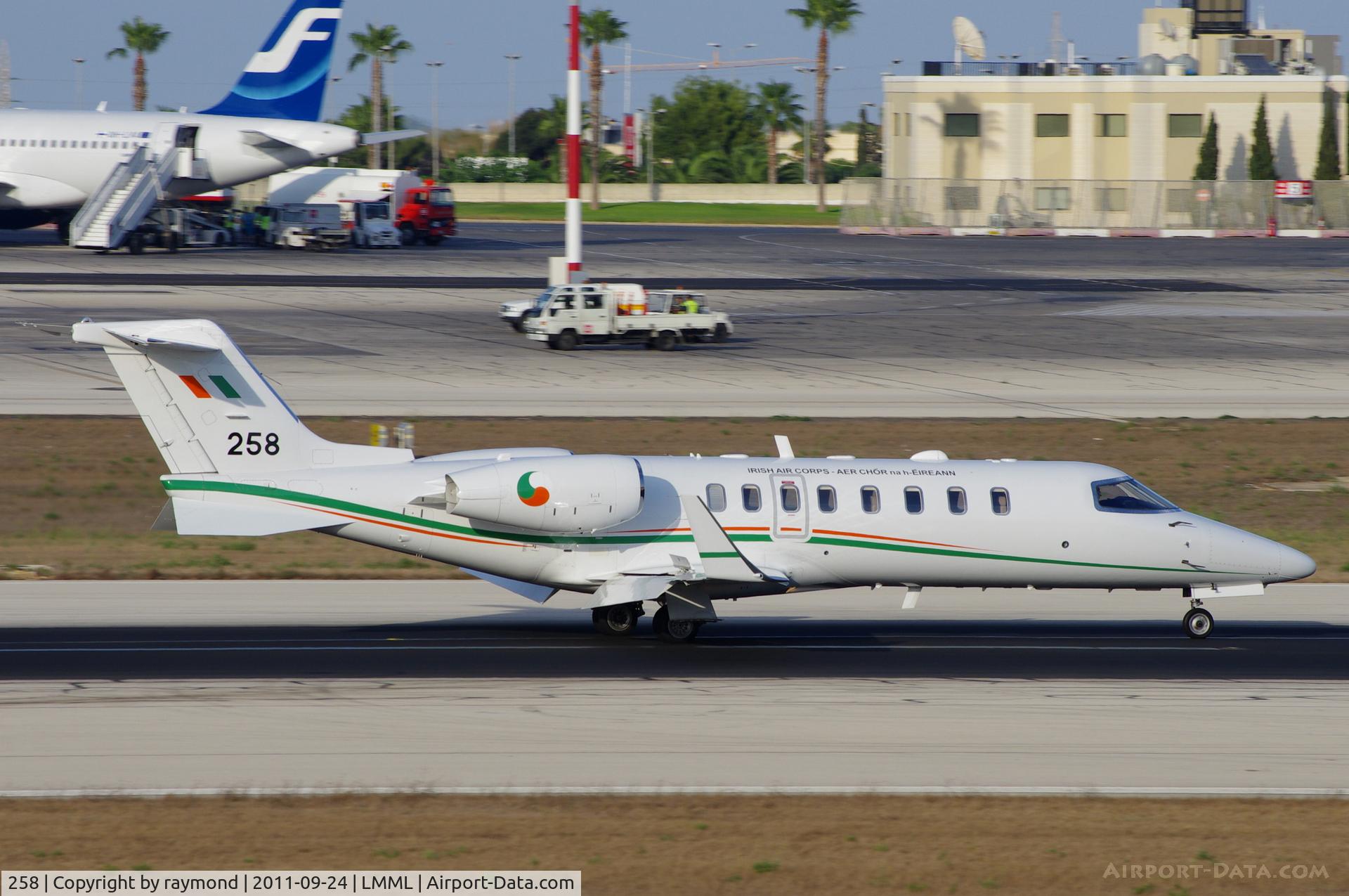 258, 2003 Learjet 45 C/N 45-234, Learjet 258 Irish Air Corps took part in the Malta International Airshow 2011.