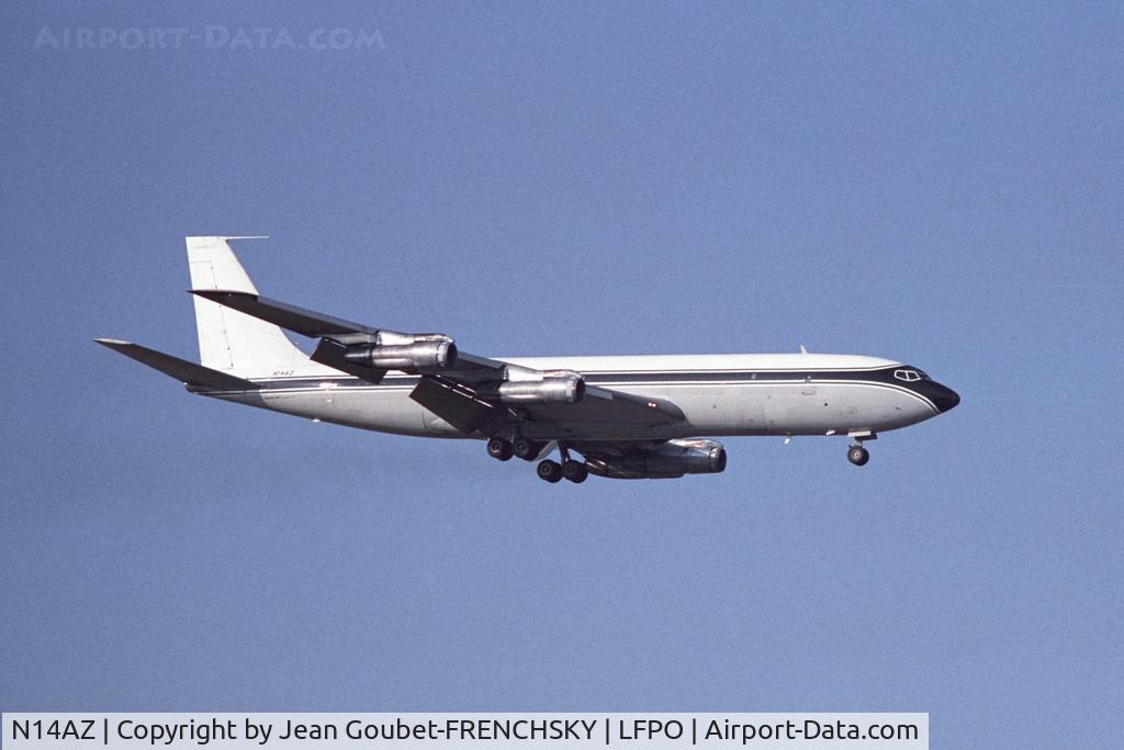 N14AZ, 1967 Boeing 707-336C C/N 19498, landing ORLY