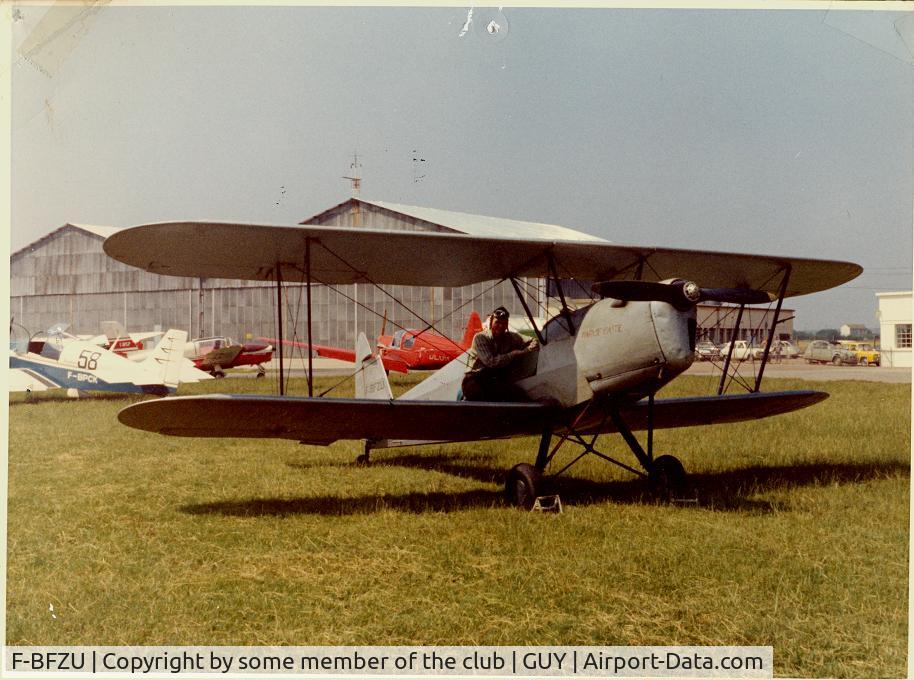 F-BFZU, 1946 Nord Stampe SV-4C C/N 377, Stampe at the AC of IPSa at Guyancourt in the beginning of the seventies I am sittin in it