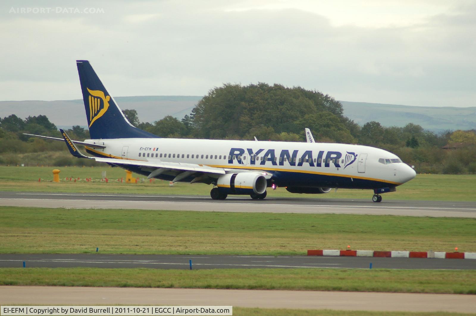EI-EFM, 2009 Boeing 737-8AS C/N 37535, Ryanair Boeing 737-8AS/WL Manchester.