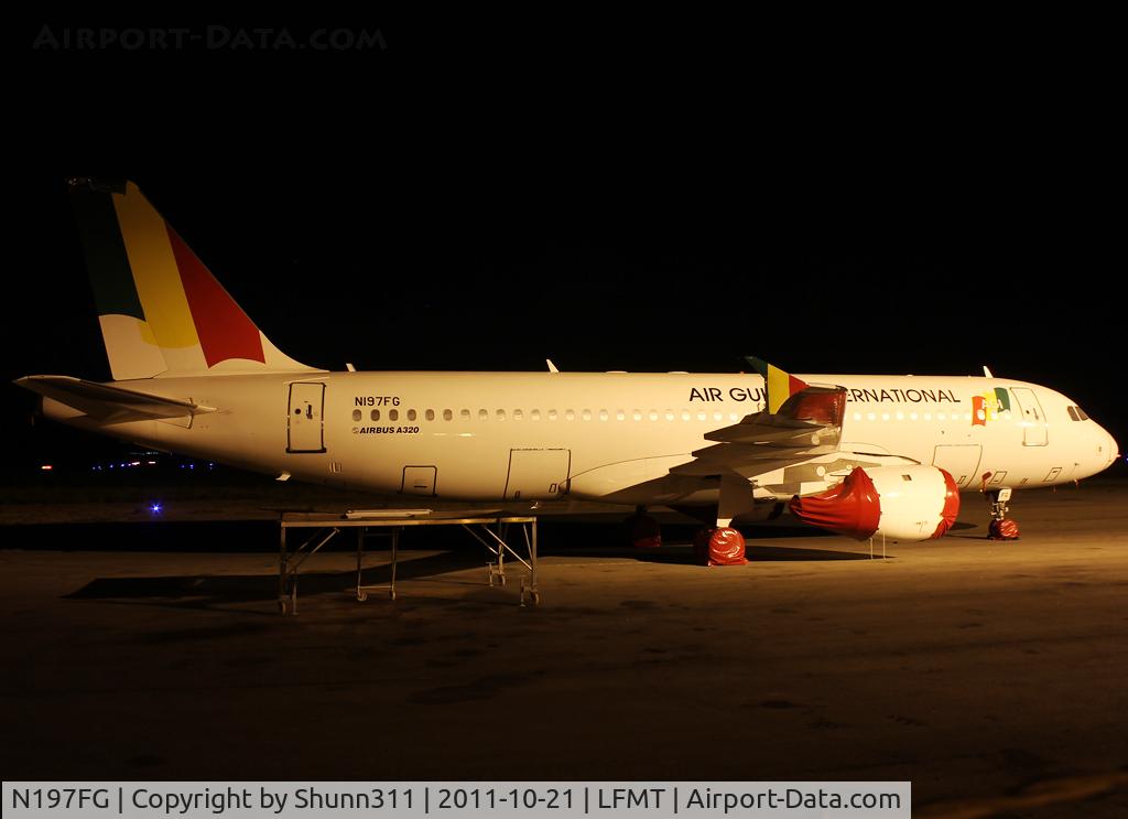 N197FG, 2003 Airbus A320-211 C/N 1973, Parked at the Latecoere Aeroservices area...