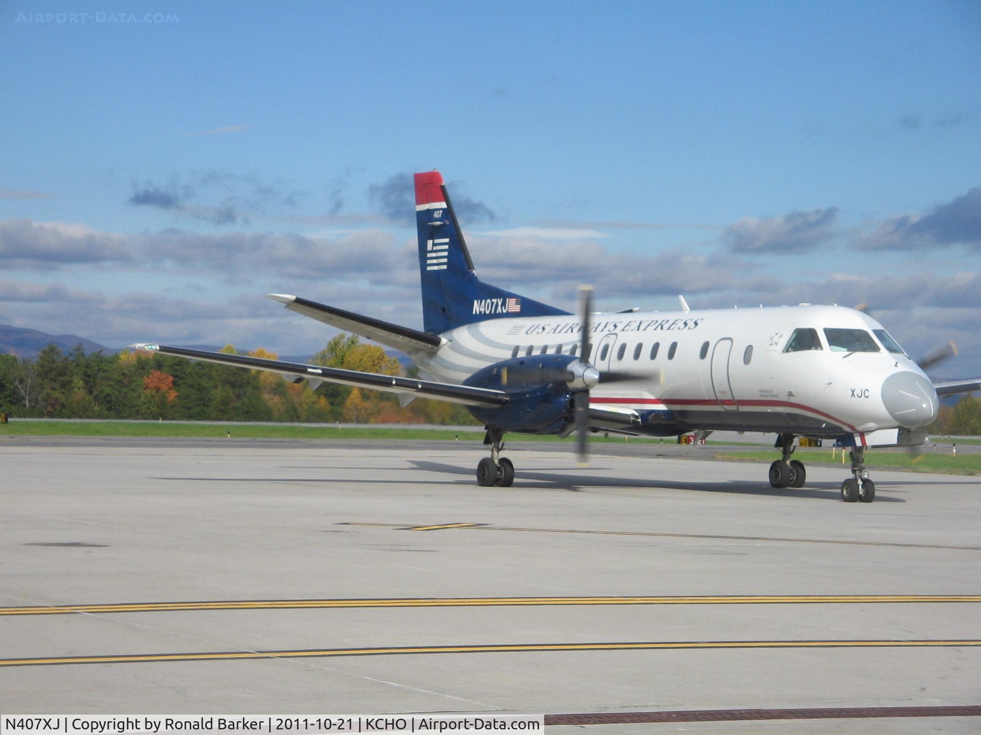 N407XJ, 1996 Saab 340B C/N 340B-407, CHO, VA