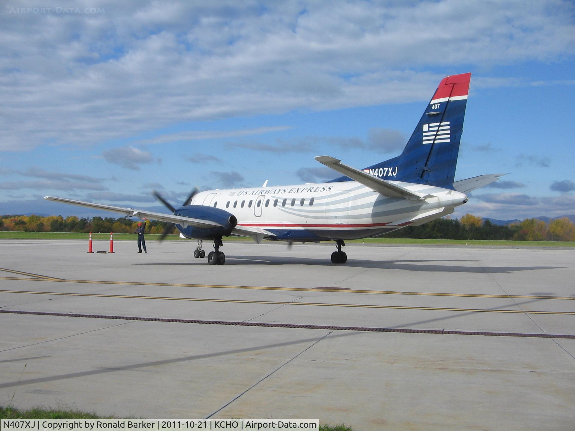 N407XJ, 1996 Saab 340B C/N 340B-407, CHO, VA