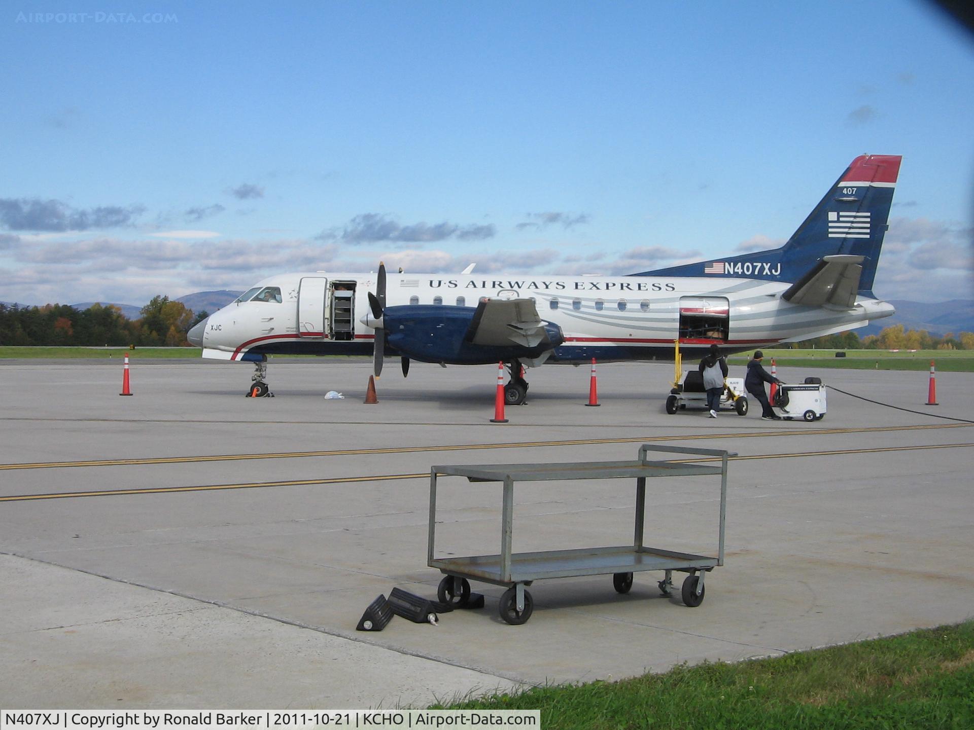N407XJ, 1996 Saab 340B C/N 340B-407, CHO, VA