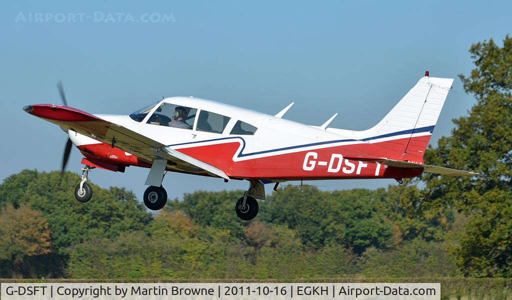 G-DSFT, 1973 Piper PA-28R-200-2 Cherokee Arrow II C/N 28R-7335157, SHOT AT HEADCORN