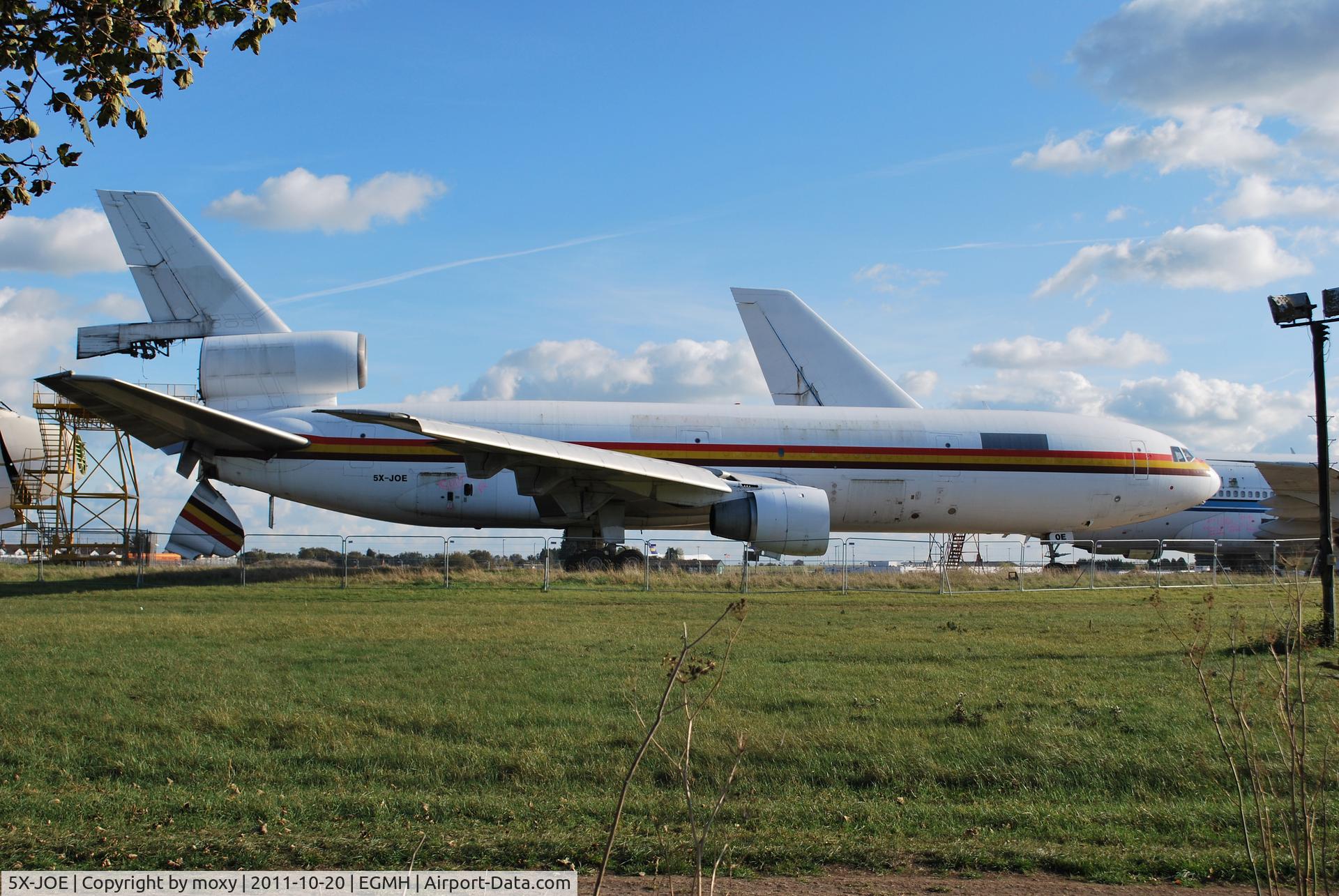 5X-JOE, 1973 Douglas DC-10-30CF C/N 47906, DC-10-30F deteriorating at Manston