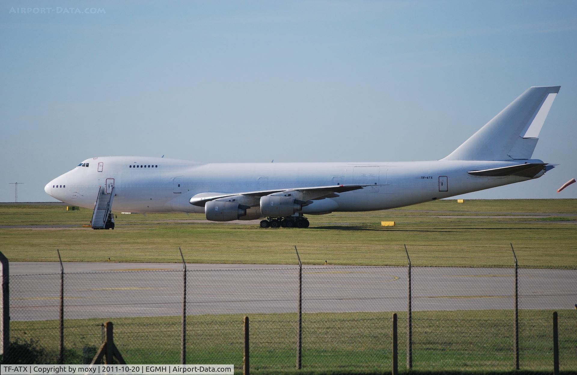TF-ATX, 1987 Boeing 747-236B C/N 23711, Air Atlanta Icelandic B747-236B at Manston