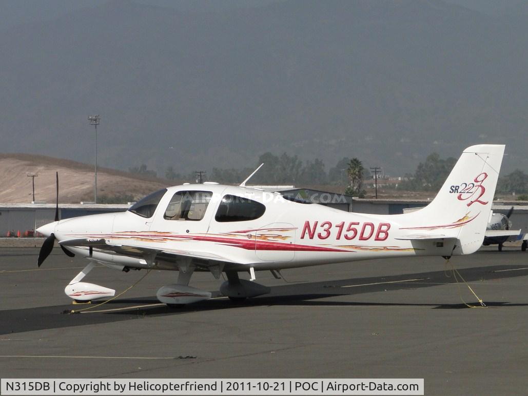 N315DB, 2005 Cirrus SR22 C/N 1596, Parked in transient parking
