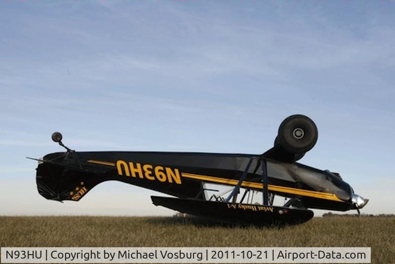 N93HU, 1993 Aviat A-1 Husky C/N 1249, Crashed 11-21-2011 near Highway 75 north of Wolverton, MN.