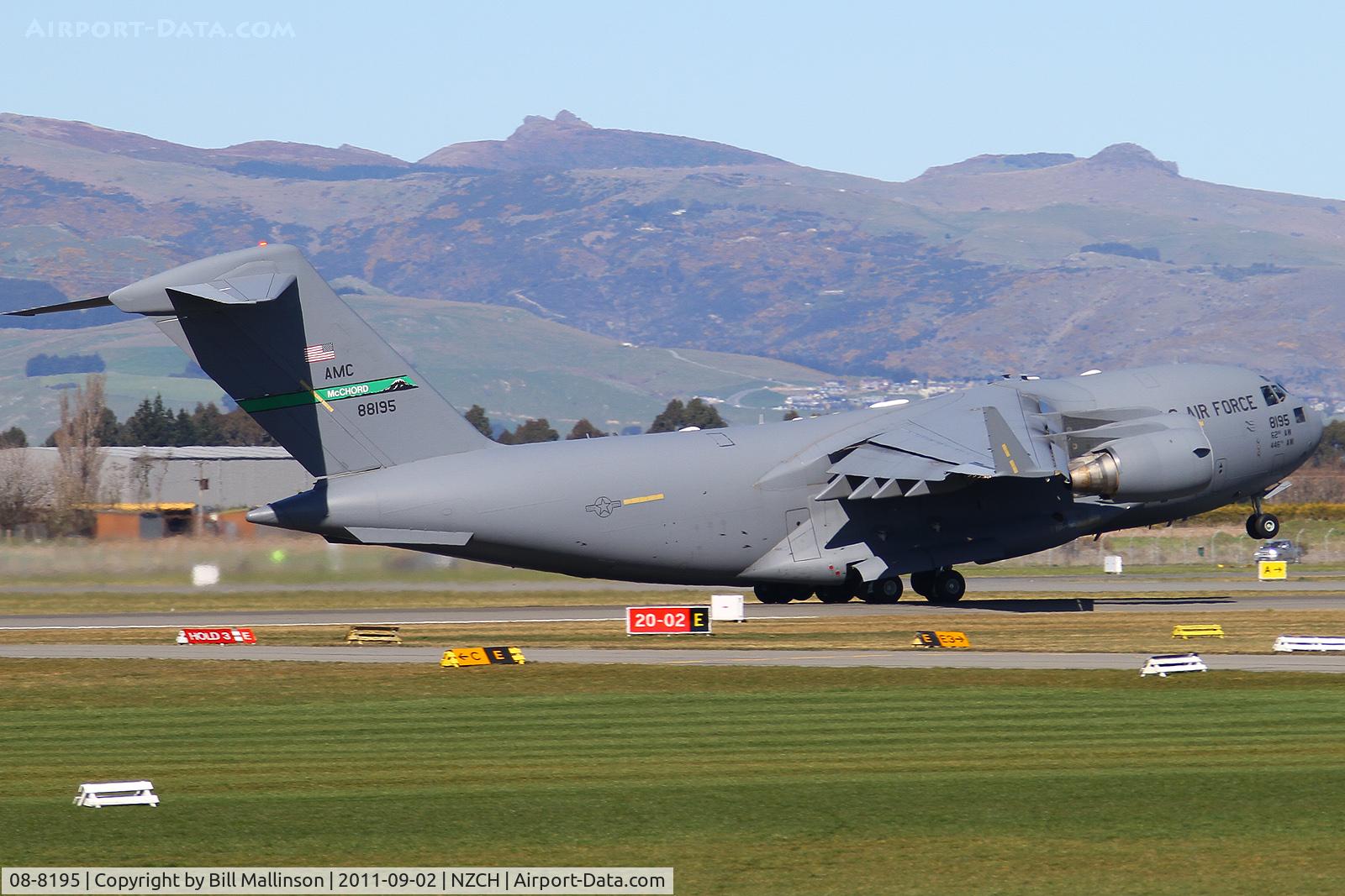 08-8195, 2008 Boeing C-17A Globemaster III C/N P-195, Away to Antarctica