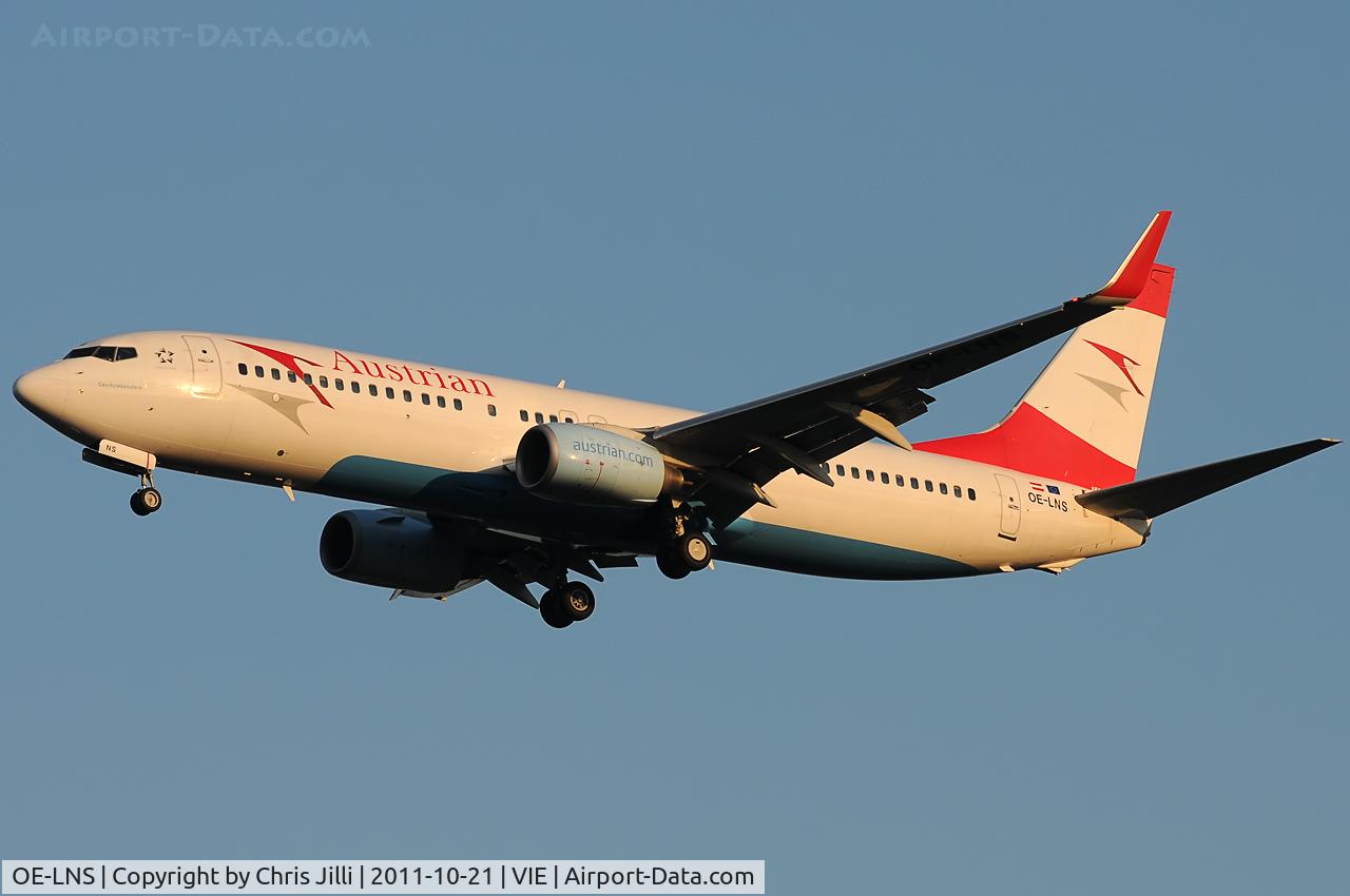 OE-LNS, 2005 Boeing 737-8Z9 C/N 34262, Austrian Airlines