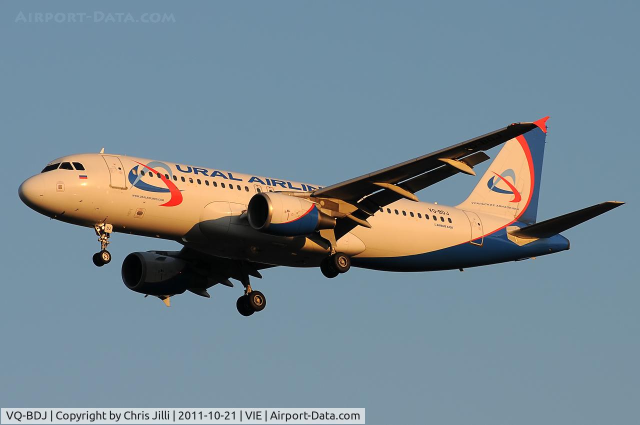 VQ-BDJ, Airbus A320-214 C/N 2175, Ural Airlines