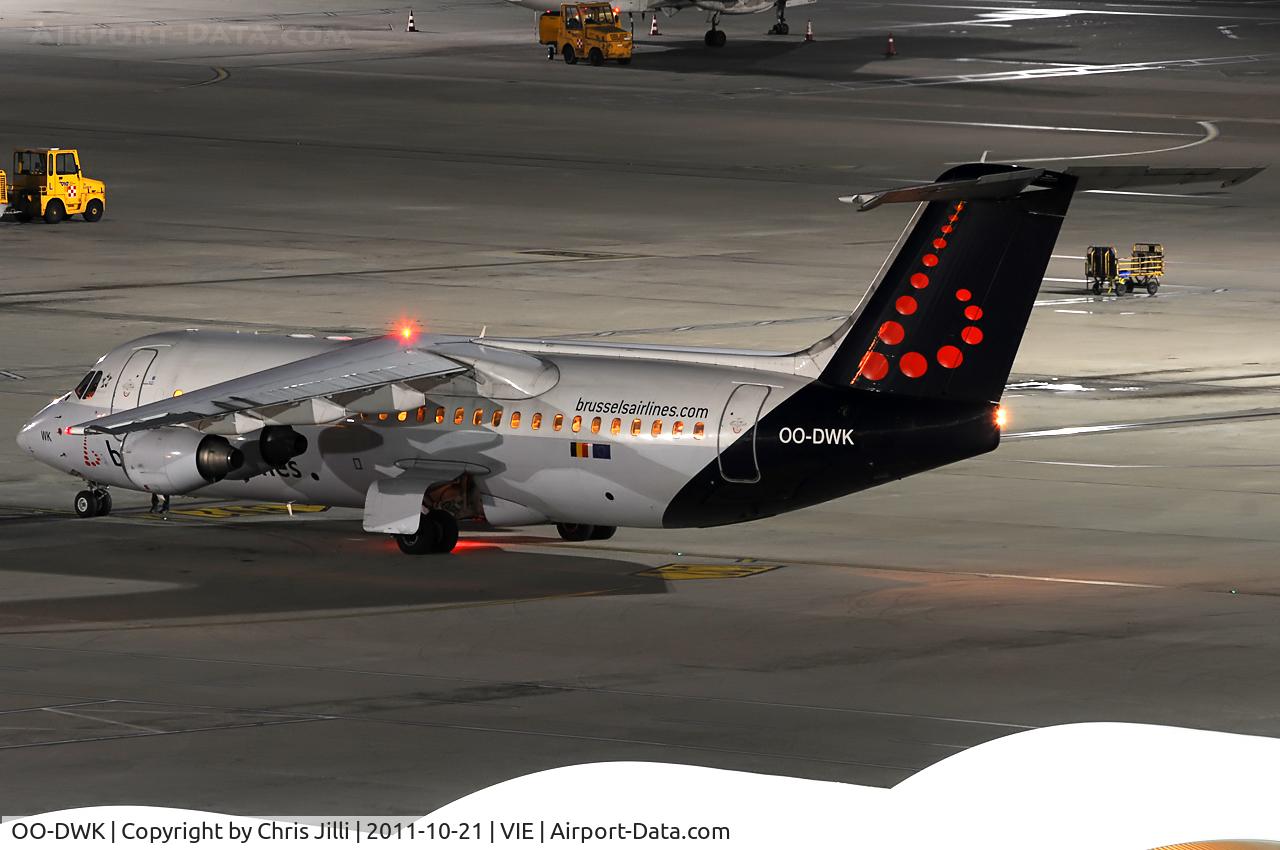 OO-DWK, 1999 British Aerospace Avro 146-RJ100 C/N E3360, Brussels Airlines