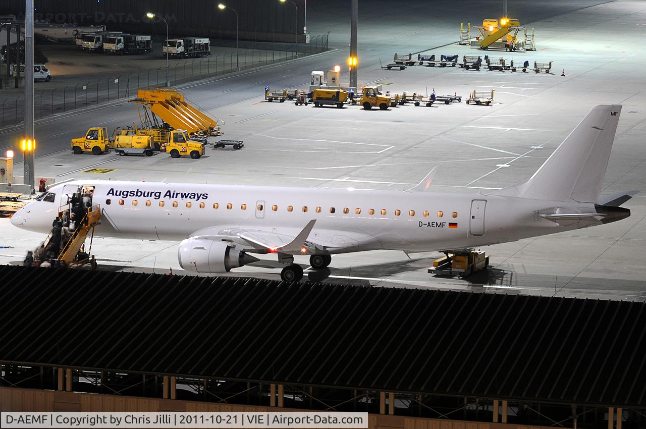 D-AEMF, 2009 Embraer 190AR (ERJ-190-100IGW) C/N 19000310, Augsburg Airways