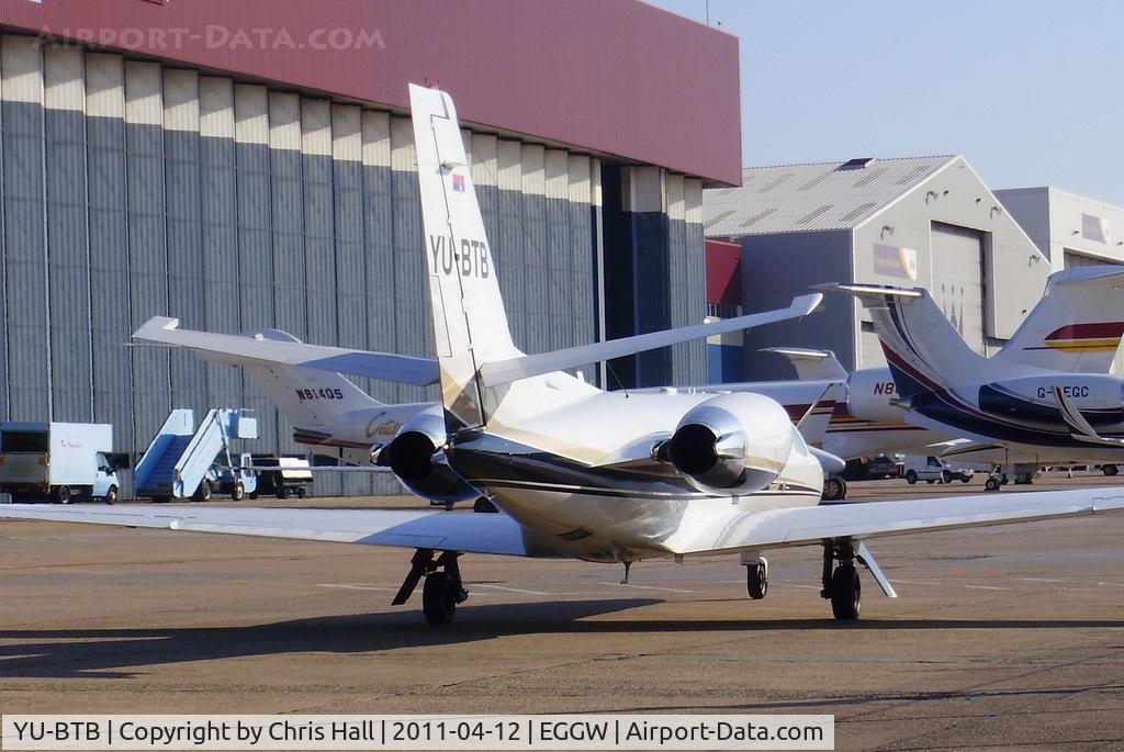 YU-BTB, 2002 Cessna 550 Citation Bravo C/N 550-1037, Yugoslavia registered C550 at Luton