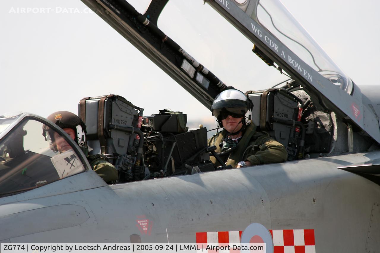 ZG774, 1992 Panavia Tornado F.3 C/N 904/AS138/3446, pilots are ready for misson