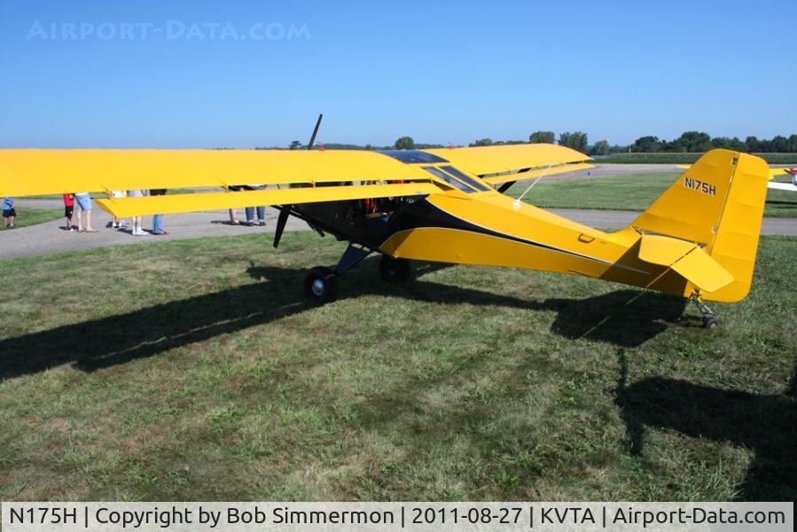 N175H, 2005 Huff Roger HH FOX 4 C/N 01-12-47-03, At the EAA fly-in - Newark, Ohio