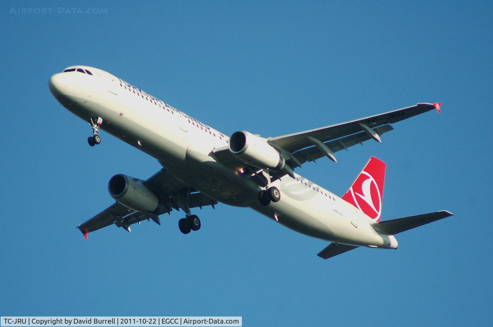 TC-JRU, 2011 Airbus A321-231 C/N 4788, Turkish Airlines Airbus A321-231 on approach Manchester Airport.